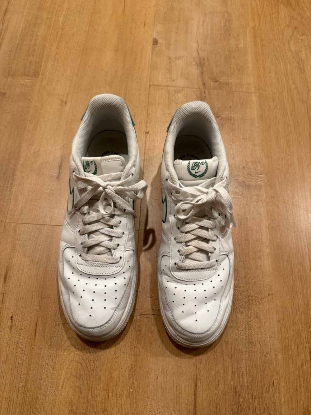 Nike Air Force 1’s Low-Top Sneakers White/Green